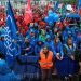 Belgian workers march in sympathy over threats to Audi Brussels