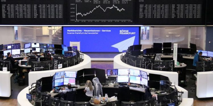 European shares advance as Fed delivers jumbo rate cut; BoE in focus