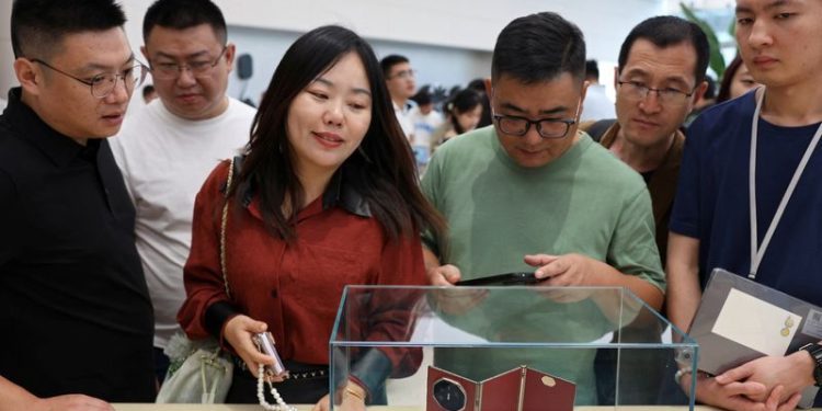 Huawei’s $2,800 tri-fold phone hits stores amid supply concerns