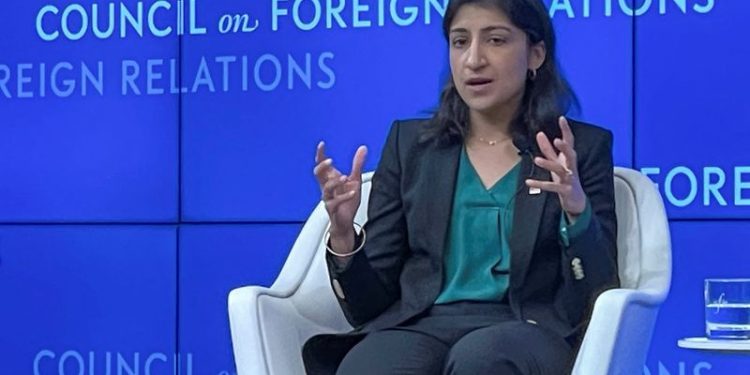 FTC Chair Lina Khan welcomes companies weighing antitrust in deals, addresses critics