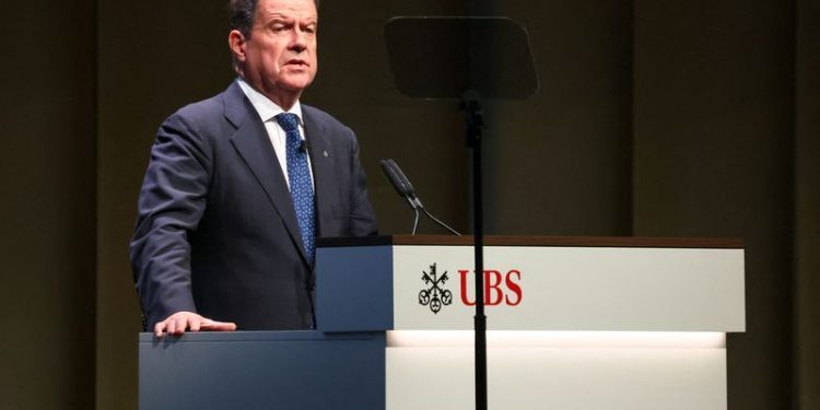 UBS chair warns against big increase in capital requirements, newspaper reports