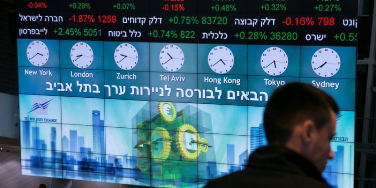 Israel stocks higher at close of trade; TA 35 up 1.35%