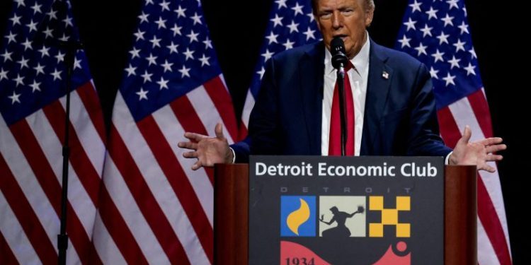 Harris, Democrats seize on Trump comments insulting Detroit