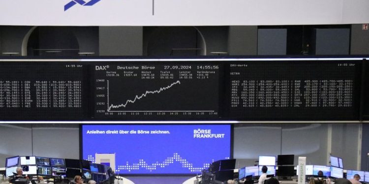 European shares steady ahead of key regional inflation data