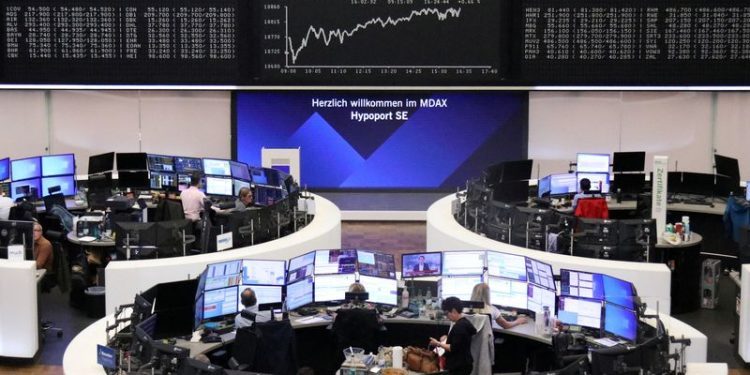 European shares defy global slump amid Mideast tensions, energy stocks jump