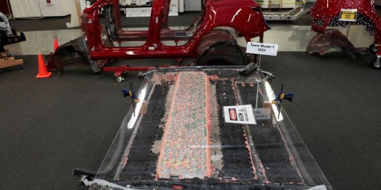 Tesla plans four new batteries in 2026, including for robotaxi, The Information reports