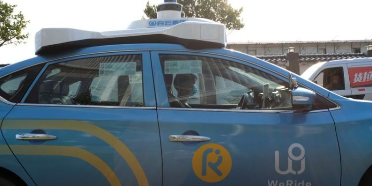Chinese self-driving startup WeRide files for $440 million U.S. IPO