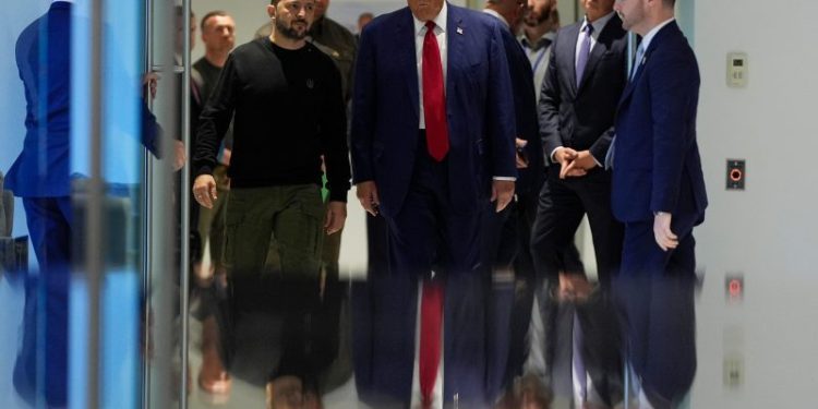 Trump says Ukraine’s Zelensky should ‘never have let that war start’