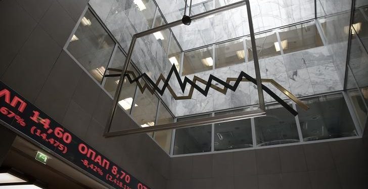 Greece stocks lower at close of trade; Athens General Composite down 0.96%