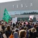 Tesla plant protesters hold out in trees as German police clear camp