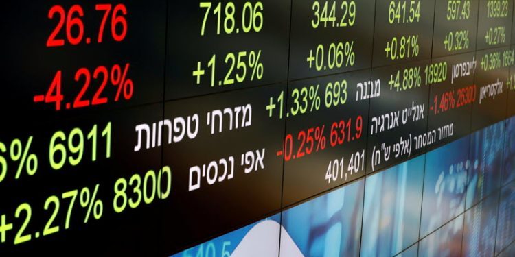 Israel stocks lower at close of trade; TA 35 down 0.30%