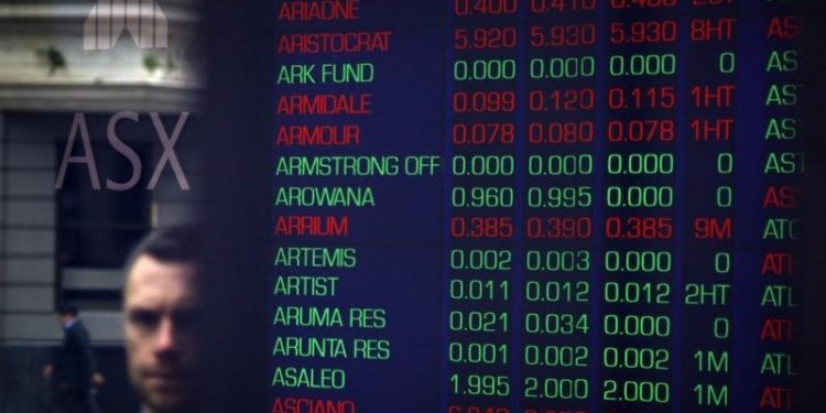 Australia stocks lower at close of trade; S&P/ASX 200 down 0.28%