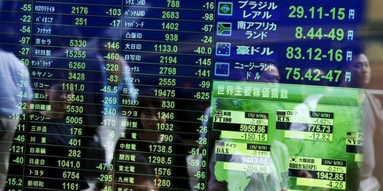Asia stocks fall ahead of US Fed rate decision, China shares drop on weak data