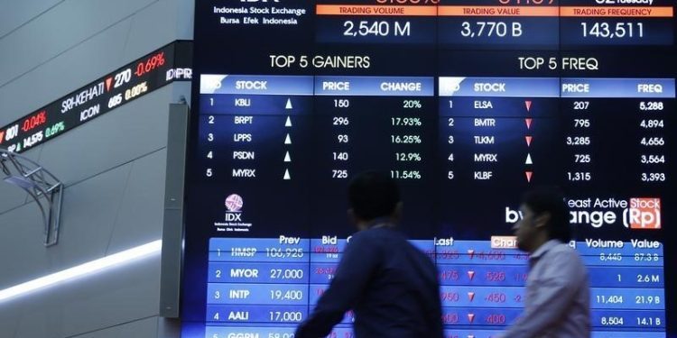 Indonesia stocks lower at close of trade; IDX Composite Index down 1.11%