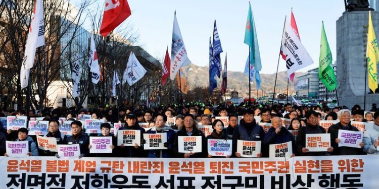South Korean lawmakers call to impeach President Yoon after martial law rescinded