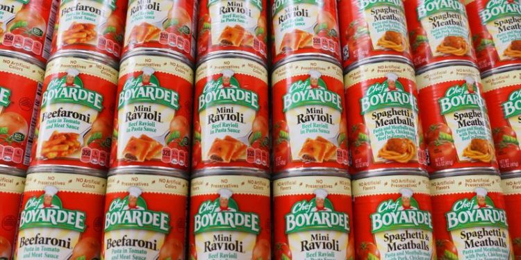 Exclusive-Slim Jim maker Conagra exploring sale of Chef Boyardee, sources say