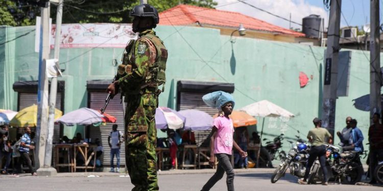 Exclusive-Kenyan police in Haiti tender resignations over pay delays