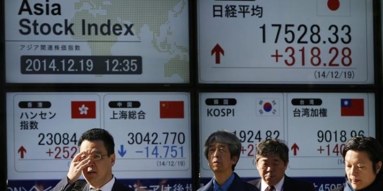 Asia stocks fall tracking Wall Street, Chinese shares drop on weak factory data