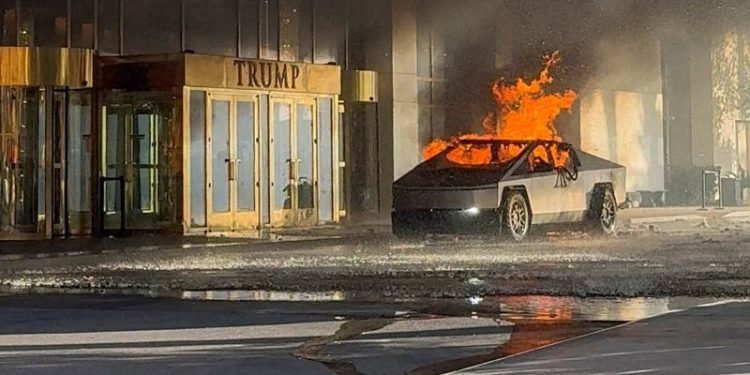 FBI says suspect in Cybertruck blast had no animosity towards Trump, had PTSD