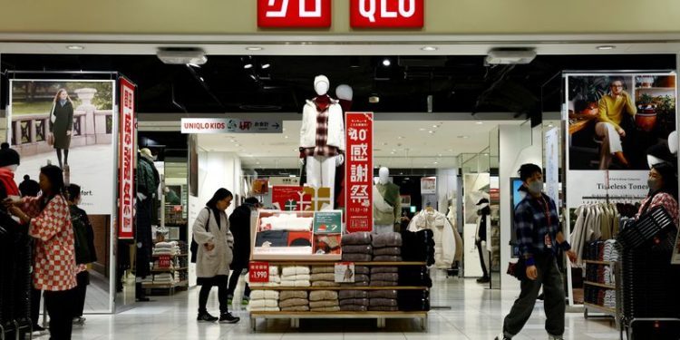 Uniqlo operator Fast Retailing says Q1 profit rose 7.4%
