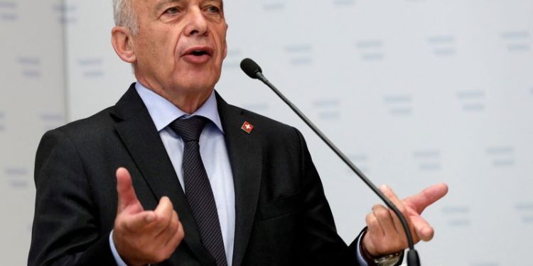 Former Swiss finance minister warns about size of enlarged UBS, newspaper says